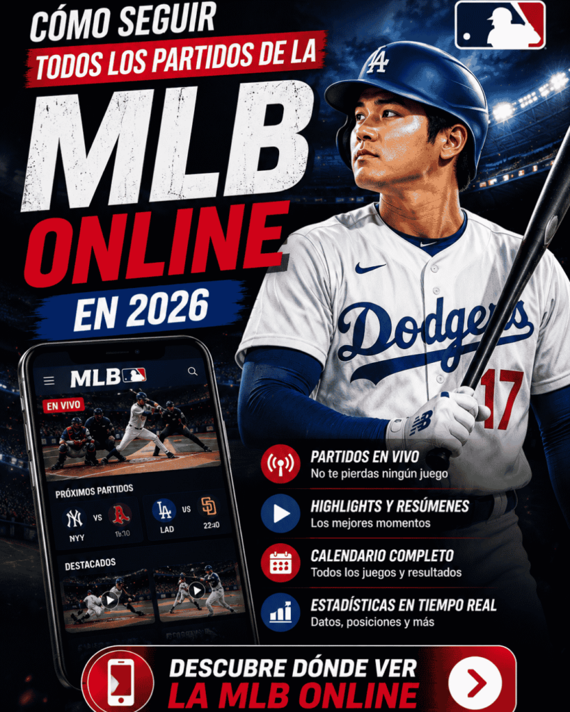 Cómo Seguir Todos los Partidos de la MLB Online en 2026